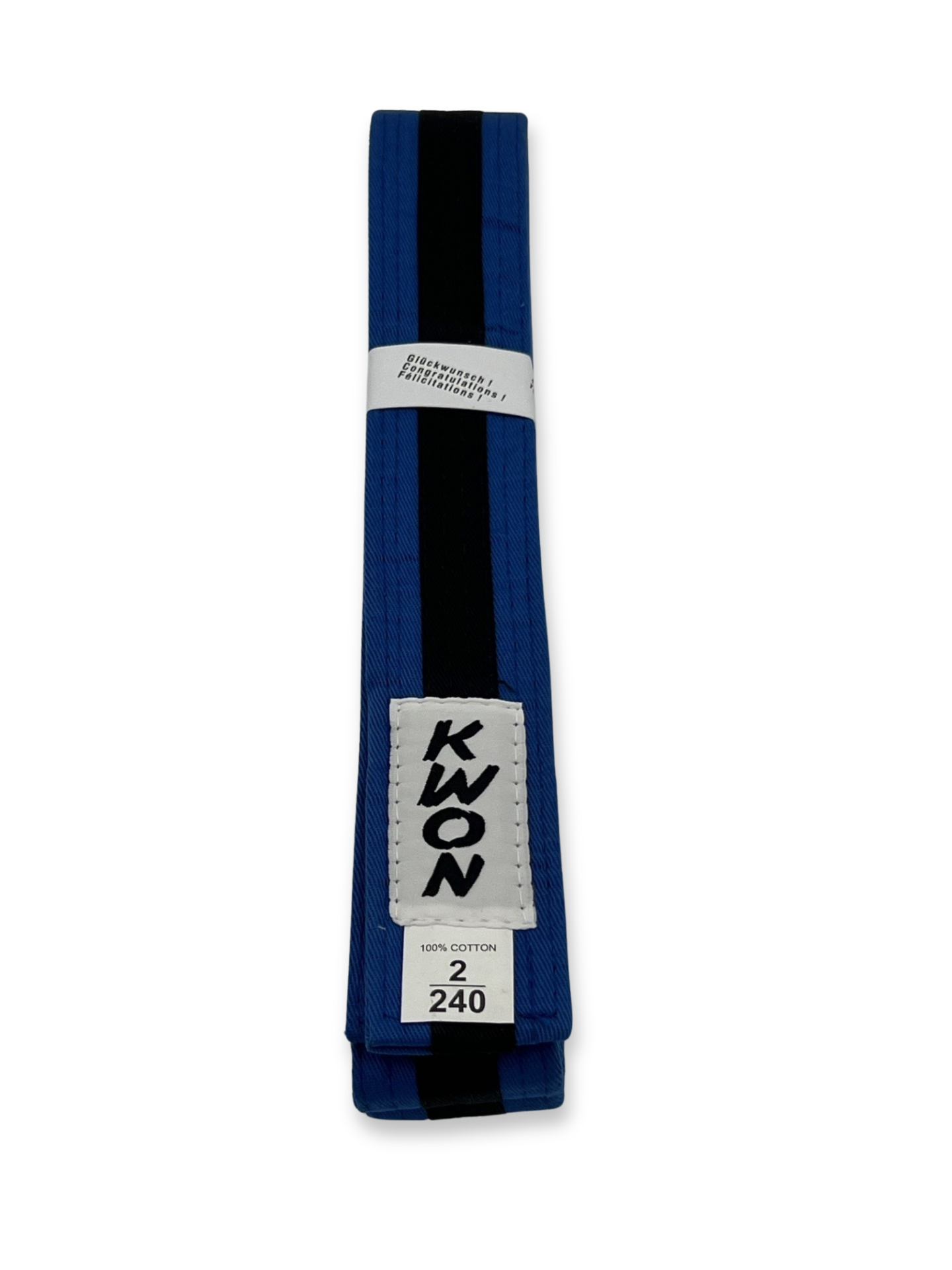 Colored Belts with Black Stripe