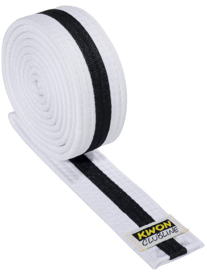 CLUB LINE White Stripe Belts