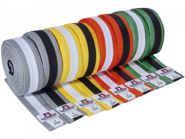 BRAZILIAN JIU JITSU STRIPED BELTS