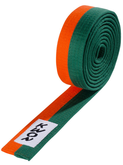 Half/Half Colored Belts