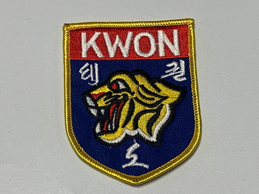 KWON TIGER HEAD Patch