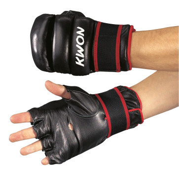OPEN FINGERS Heavy Bag Gloves black/red large