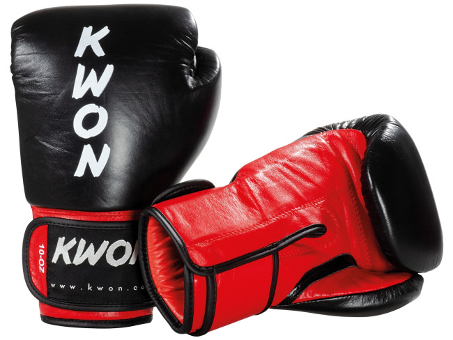 Boxing Blue-Orange by Kwon Kickboxing Boxing Gloves Super Champ best leather 